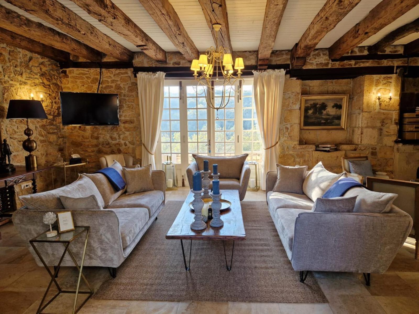 Chateau La Carriere Saint Cyprien Bagian luar foto