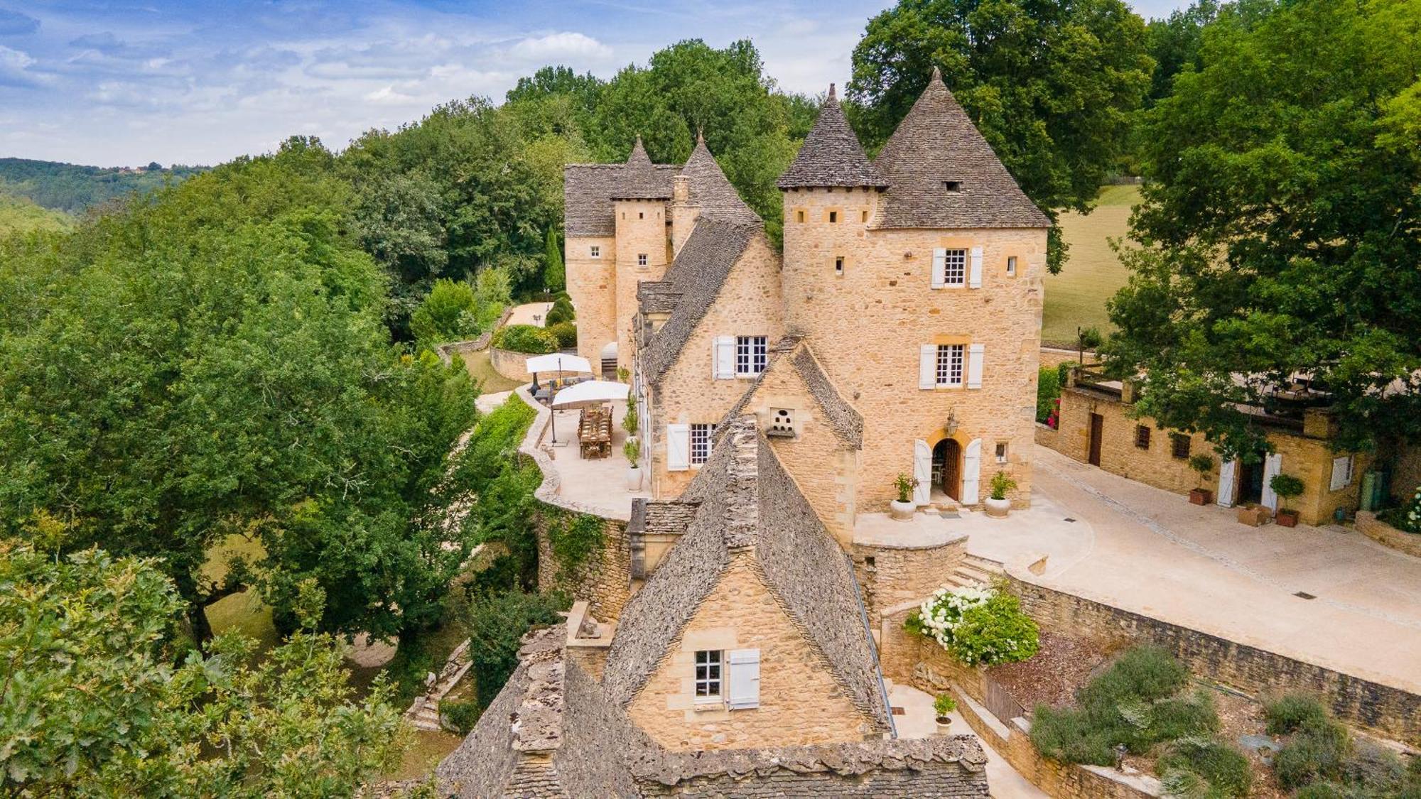 Chateau La Carriere Saint Cyprien Bagian luar foto